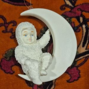 Department 56 White Moon and Child Ornament
